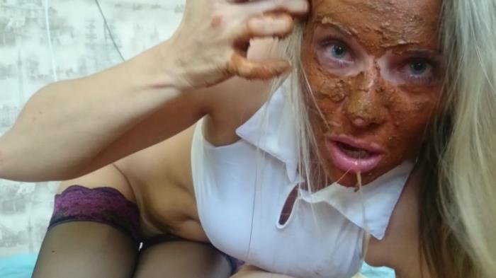 Demonic scat blowjob FullHD 1080p (Brown wife /  2018) 1.20 GB