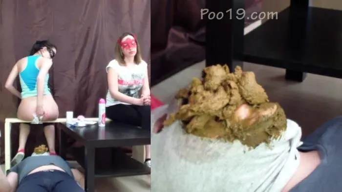 2 sweet asses treated me with morning shit FullHD 1080p (Smelly Milana /  2018) 1.51 GB