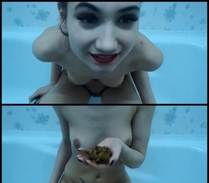 Russian girl shit play in bath SD (Dirty cam girls /  2018) 186 MB