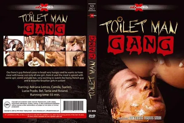 [SD-2021] - Toilet Man Gang DVDRip (Adriana, Camila, Suelen, Lucia, Bel, Tania and Roland /  2018) 578 MB ScatVip.com