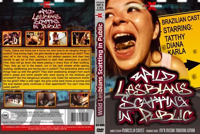 [MFX-1181] Wild Lesbians Scatting in Public DVDRip (Diana, Karla, Tatthy /  2018) 746 MB