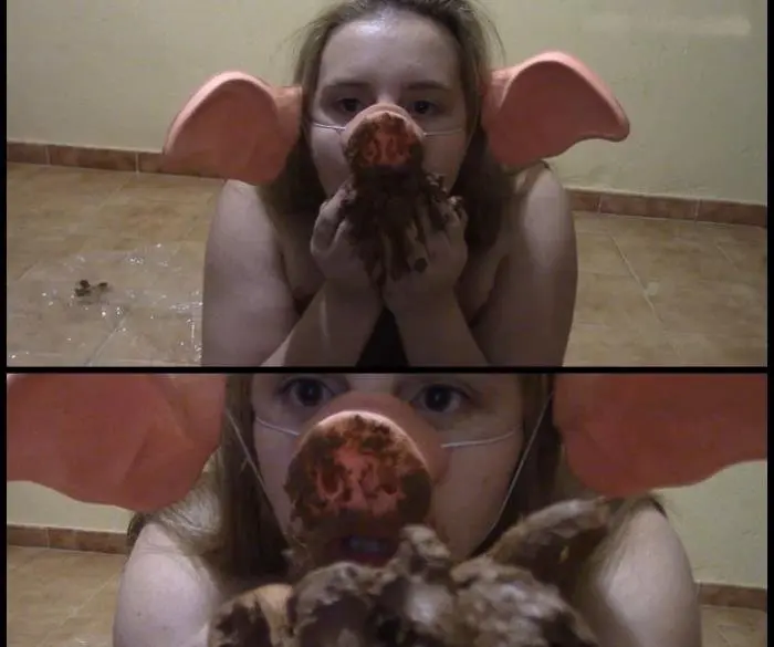 Slut piggy Lick Delicious in a Suit FullHD 1080p (PrincessPuckie /  2018) 824 MB ScatVip.com