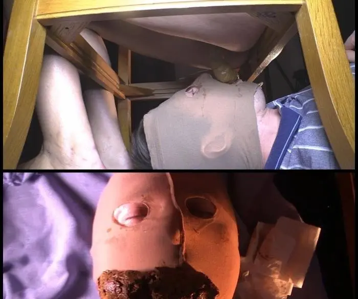 Takes a dump in her slaves mouth FullHD 1080p (Mistress Diana /  2018) 447 MB