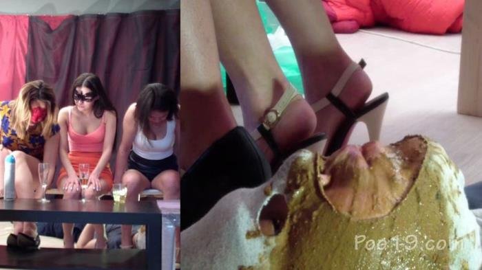 Group use of female toilet slave HD 720p (MilanaSmelly /  2018) 1.36 GB