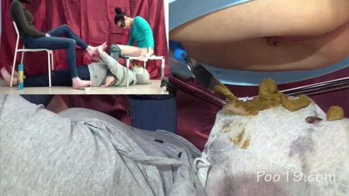 Do a foot massage and eat our shit! FullHD 1080p (MilanaSmelly /  2019) 1.14 GB ScatVip.com