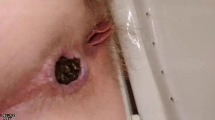 POTD Hard slow mucous covered poop FullHD 1080p (Goddesslucy /  2021) 183 MB ScatVip.com