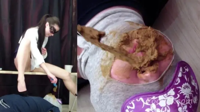 Served Christina with her eyes closed FullHD 1080p (MilanaSmelly /  2021) 1.65 GB ScatVip.com