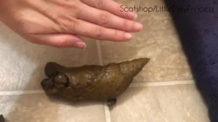 Urgent shit plops on the floor FullHD 1080p (LittleDirtyPrincess /  2022) 306 MB ScatVip.com