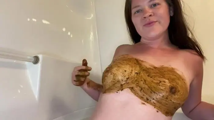 Panty pooping video with smearing and peeing FullHD 1080p (Foxness /  2023) 330 MB