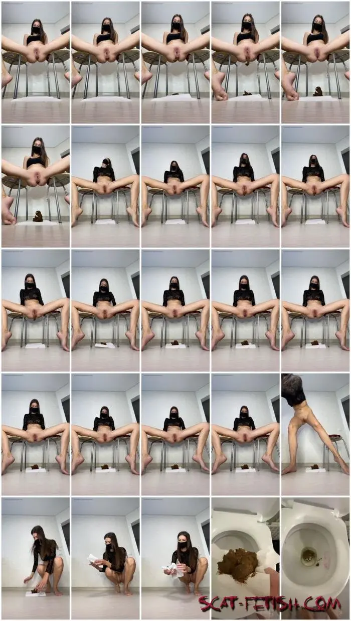 Pooping sitting on chairs UltraHD 4K (AliceTop /  2023) 900 MB