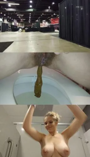 Public Porn Convention Pee and Surprise Poop FullHD 1080p (CandieCane /  2024) 1.12 GB