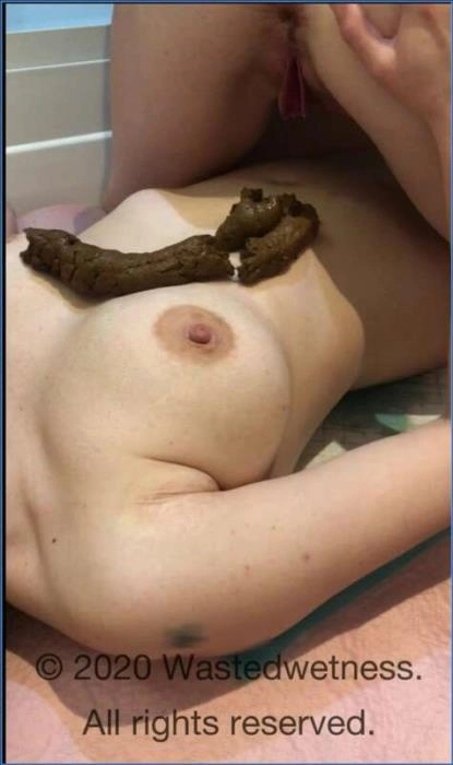 Pantypooping Frenzy: Wastedwetness Gets Filthy with Scat and Toys in FullHD 1080p – ScatVip poster