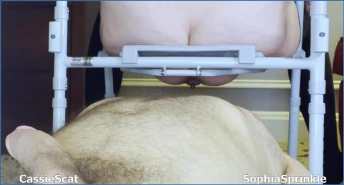 Sophia Sprinkle in Intense Scat Fetish Action - Two Starlets Dominate a Hungry Slave FullHD 1080p – ScatVip poster