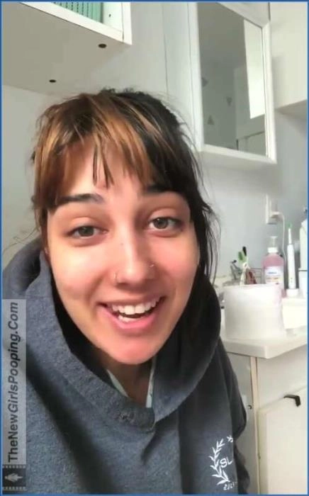 Brunette Sabrina's Wet and Messy Scat Tease in HD 720p – ScatVip poster