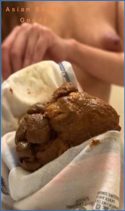 Asian Scat Goddess Marinayam19's Messy Solo Smearing with Toys and Piss Play – ScatVip poster