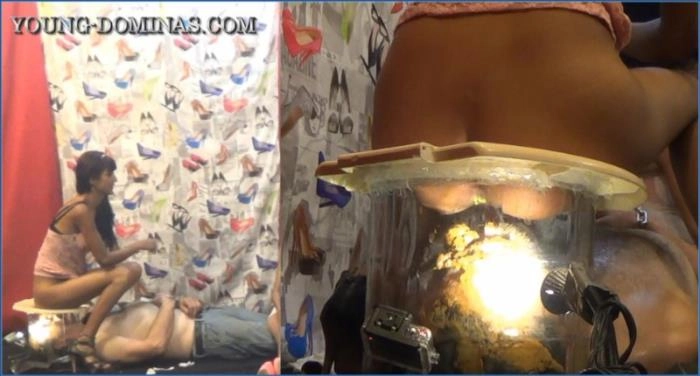 Consumo Forzado de Poop por Jóvenes Dominas Parte 4 HD 720p - Acción Fetiche BTS – ScatVip poster