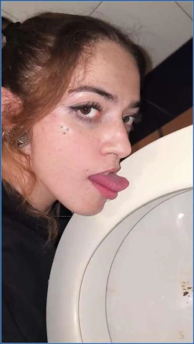 Licking toilet Kaviar [HD 720p] Scatbook