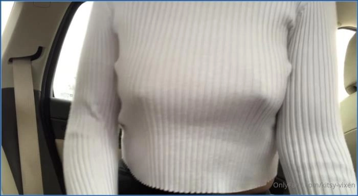 Kitsy Vixen: Femdom Scat in Car Farts 2 - related scat video at ScatVip