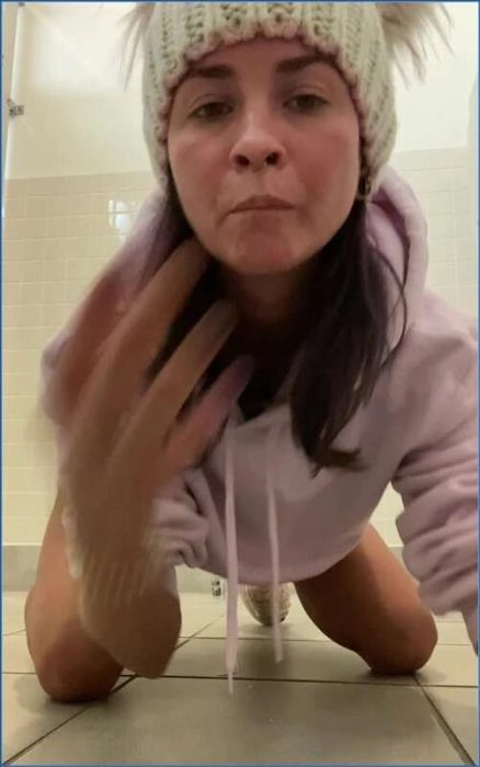 Fisting LilbuttLex in messy Stretching at the Dealership for Scat VIP Fans - related scat video at ScatVip