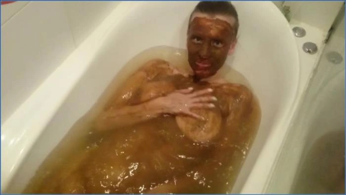 Bathing in Shit Water with Brown Wife: Extreme Pee Porn and Vomit Scat - scat porn video at ScatVip.com