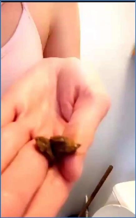 Eating Ass to Mouth Poop with LilbuttLex in Extreme Scat BDSM - scat porn video at ScatVip.com