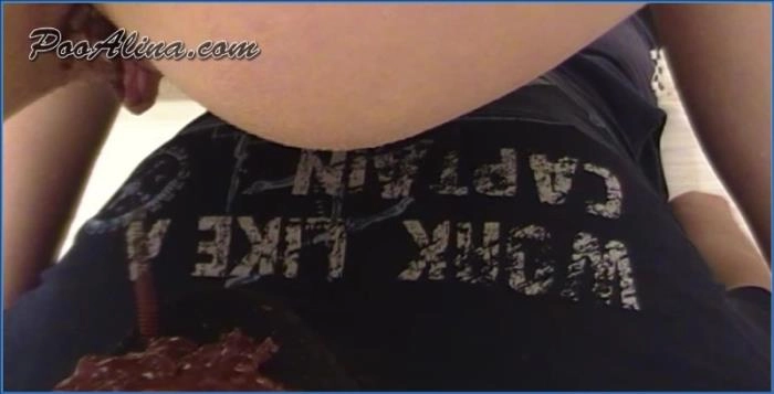 PooAlina Dominates as Toilet Slave Eats Her Shit in Extreme Scat Porn - scat porn video at ScatVip.com