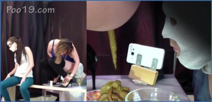 Shit Eating: Milana Smelly Cooks a Delicious Breakfast for Her Slave - scat porn video at ScatVip.com