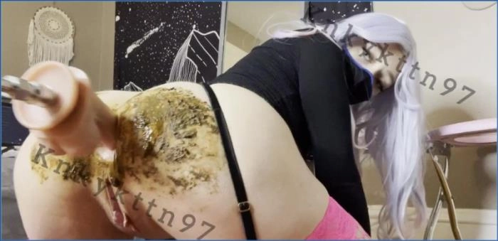 Download KnkyKttn97's FullHD Copro Debut: Poop Anal and Big Toys Shit mess! ScatVip.com