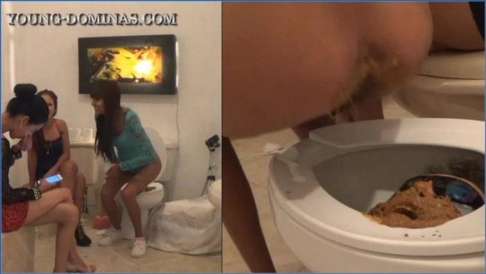 Dominate Yamileth in Hidden Toilet Slave Part 4 featuring Copro Eating - scat porn video at ScatVip.com