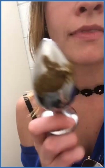 LilbuttLex in messy BDSM & Scat clips| Licking My Butt Plug Clean 5 - scat porn video at ScatVip.com