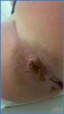 Femdom Scat with Scat Princess: Slave Applies Cream and Eats Shit - related scat video at ScatVip