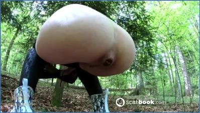 Femdom Scat with Goddess Kink in Morning Forest Shit and Pee fest - related scat video at ScatVip