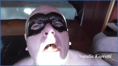 Natalia Kapretti Dominates as Full Toilet for Urine, Shit, Vomit and Snot - scat porn video at ScatVip.com