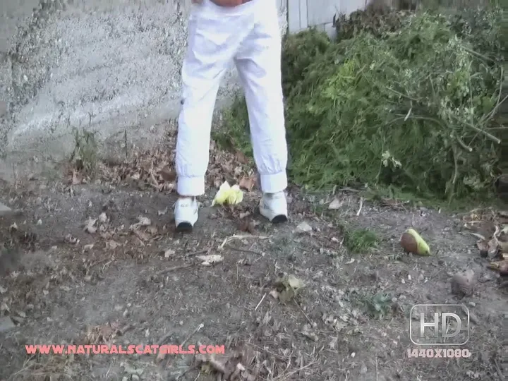 Squatting Girl Smears Messy Load in Solo Scat Clip from NaturalScatGirls - scat porn video at ScatVip.com